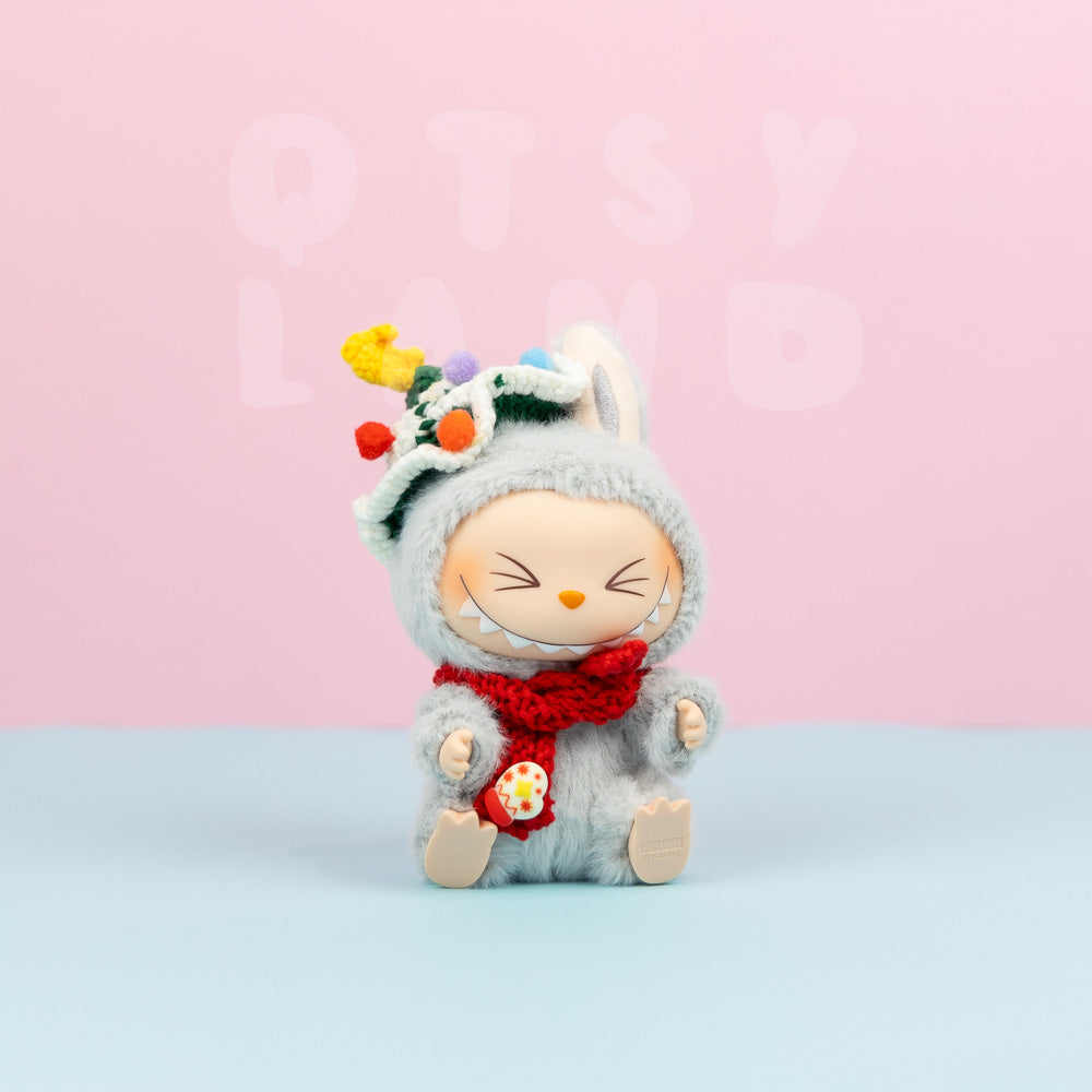 Christmas Crochet Clothes for Labubu