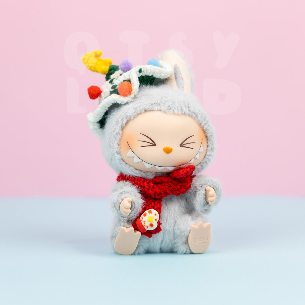 Christmas Crochet Clothes for Labubu