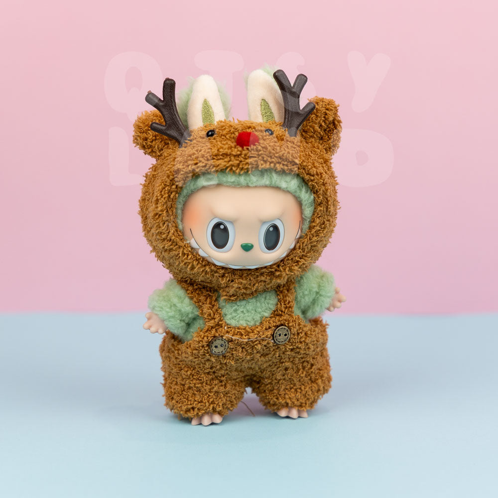 Christmas Reindeer Clothes Set for Labubu